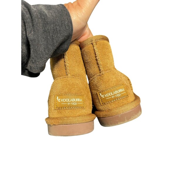 Koolaburra by Ugg Kids Size 8 Koola Mini Boots Toddler Chestnut Brown 1121538 - Picture 8 of 13